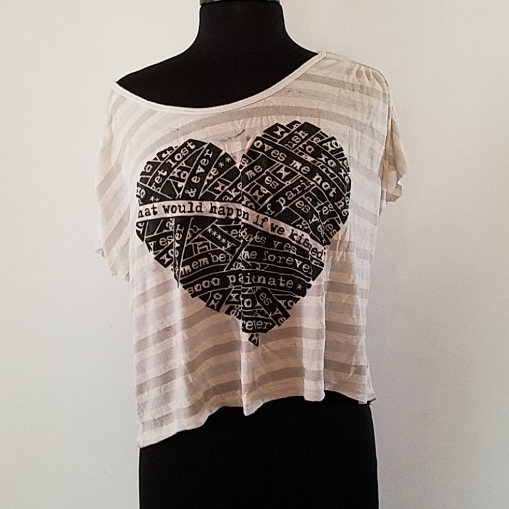 Offers 👍 Wide Neck Graphic Tee